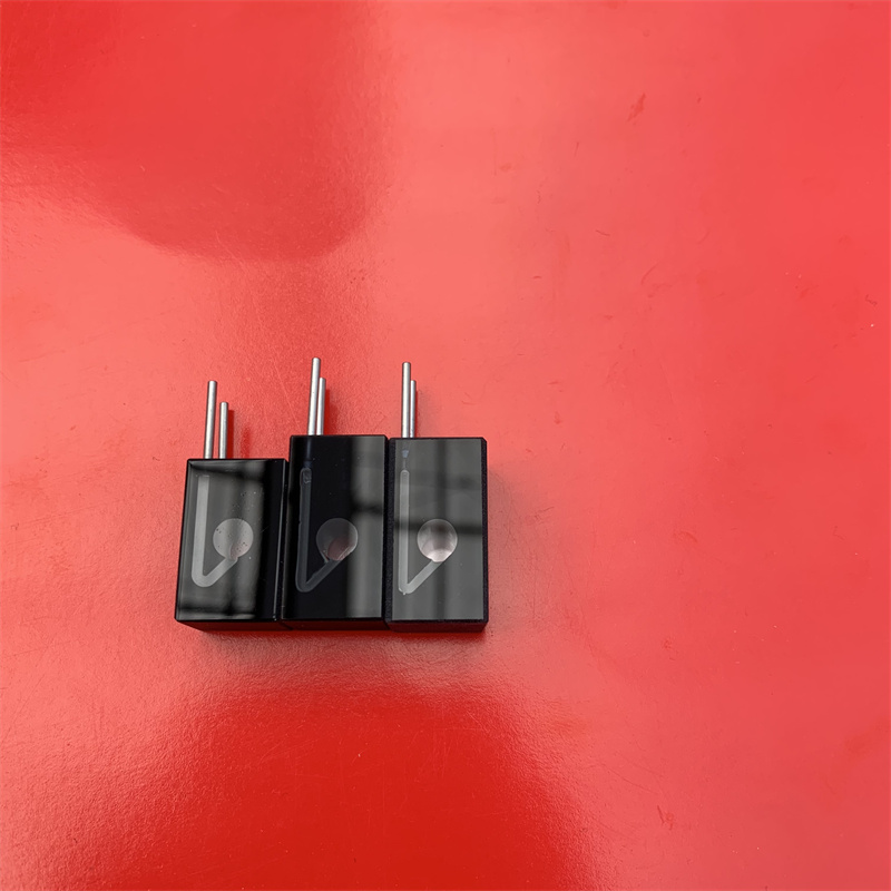 10 mm Lichtpfad 0,03 ml optische Glasflusszelle Schwarz Quarzkuvette