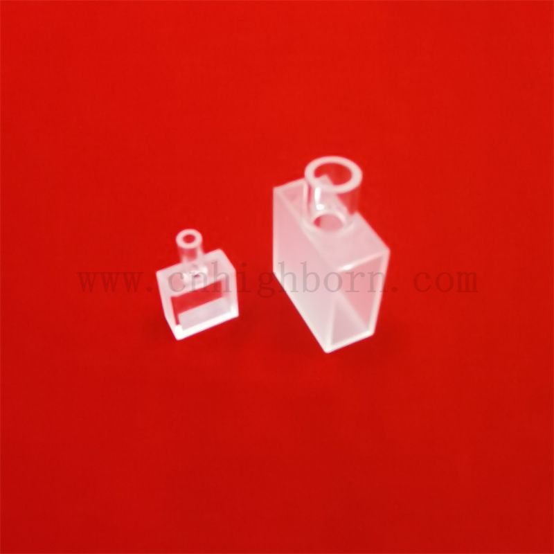 Labware -Korrosionswiderstand Mikroreaktion Clear UV Quarzglas Cuvette