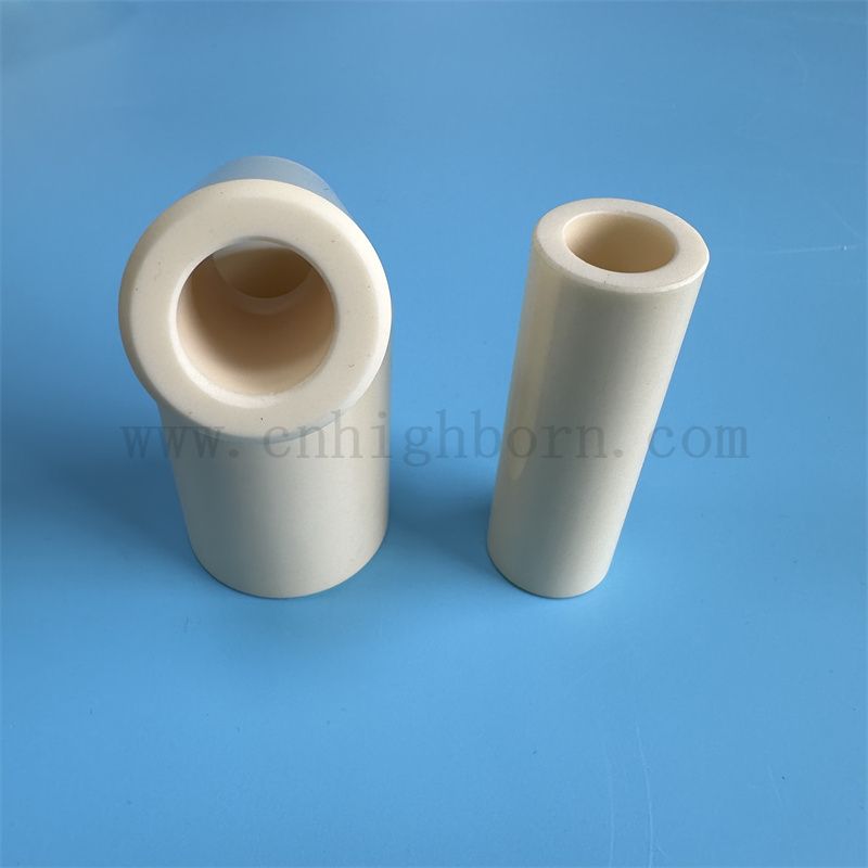 Polierte 99% Aluminiumoxid -Keramikrohr Aluminiumoxid Keramik Isolierrohr