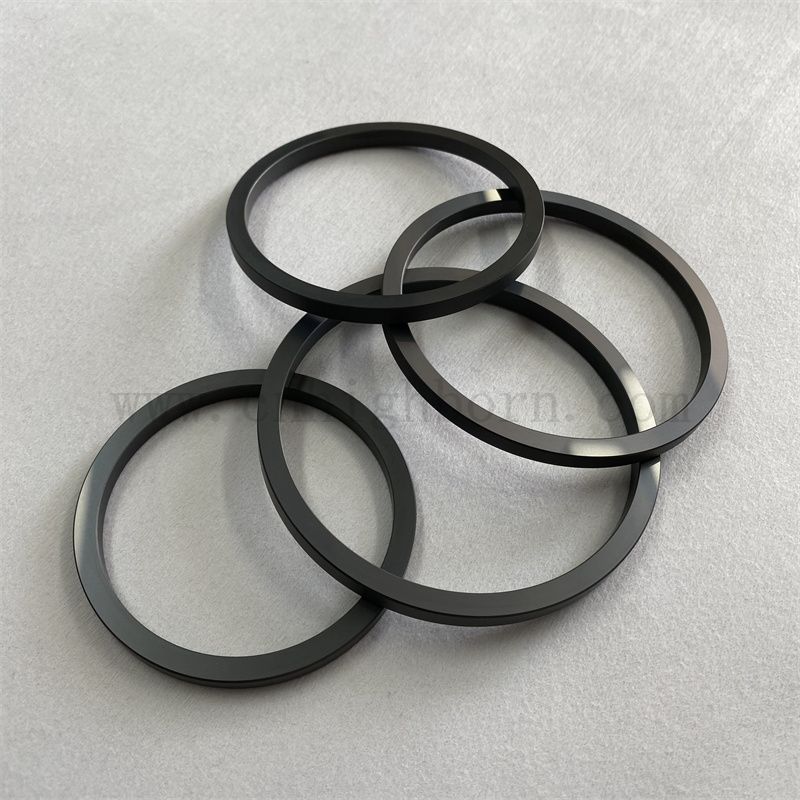  Customized Wea Resistenz Siliziumkohlenhöckel Ring Sic Ceramic Hoop