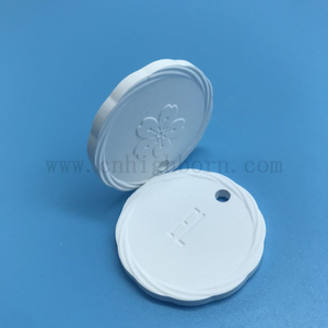 Doppelseitiger Logo-Ton, poröse Keramik-Duftstein-Aromadiffusor-Hängeplatte