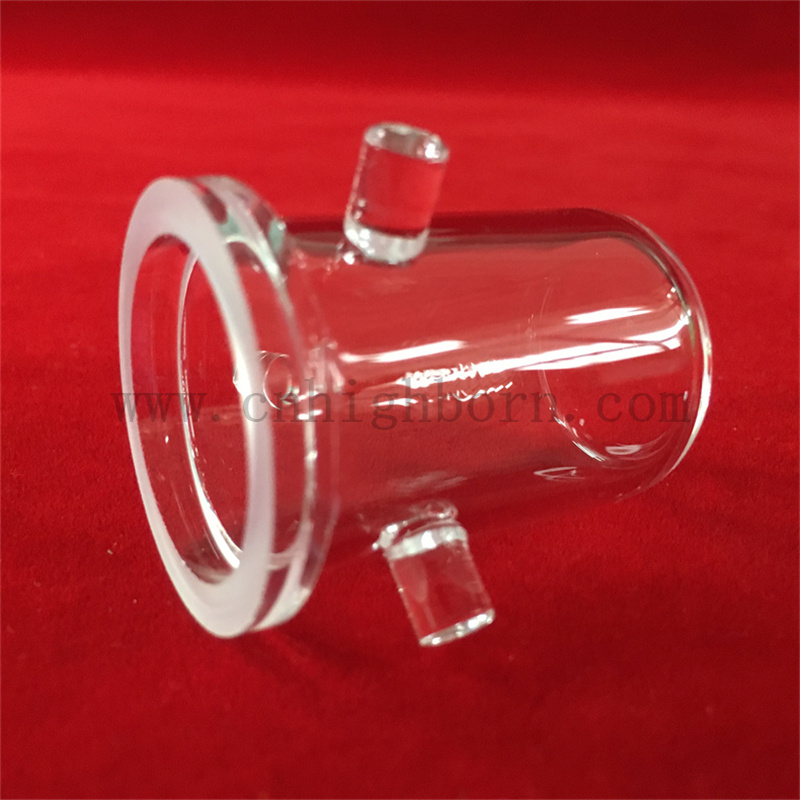 Wärmewiderstand Customized Lab Research Clear Quartz Glass Crucible