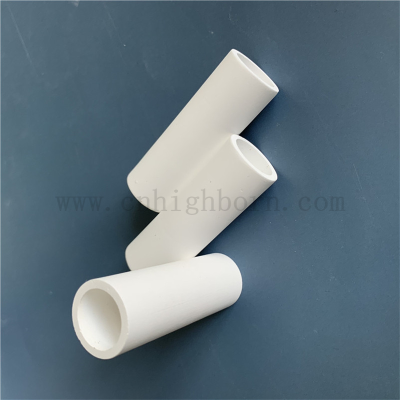 45% Porosität mikroporöse Aluminiumoxid -Keramikrohrlaboranalyse Poröser Keramikfilterrohre