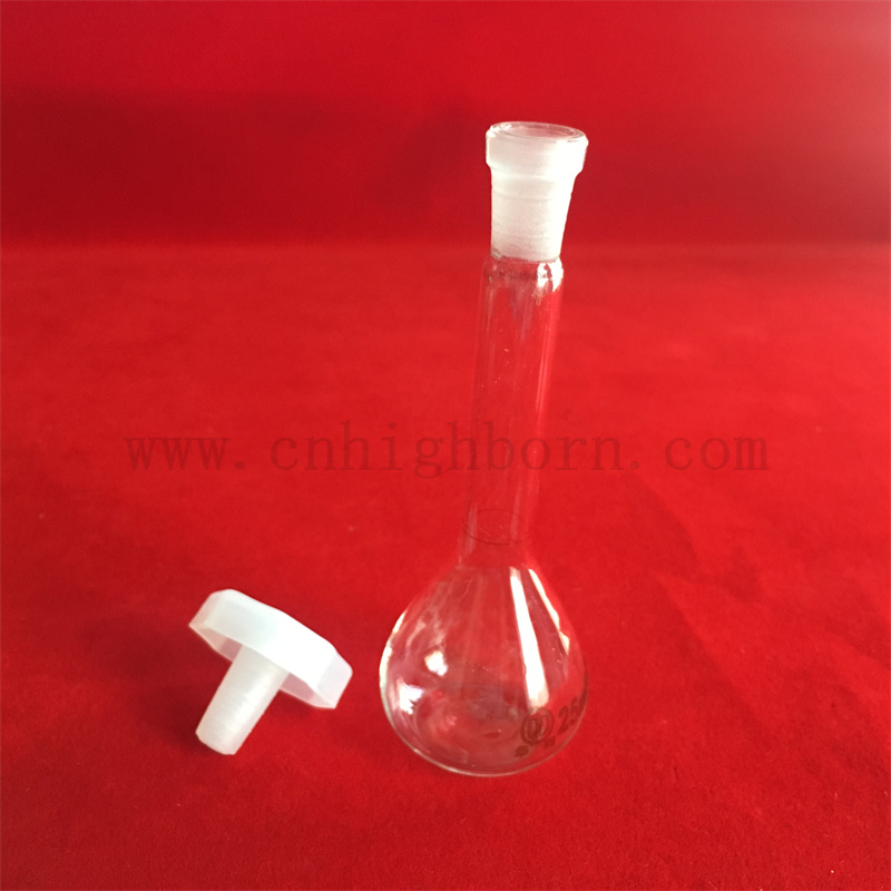 Clear Lab Borosilicat Glass Volumendiolflasche mit versiegeltem Oberteil