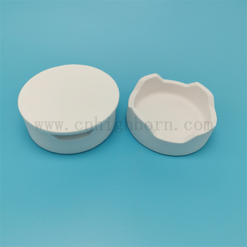 Mullite Sagger Ceramic Crucible Dental Sintering Tablett für Zirkonia Zahnlabor
