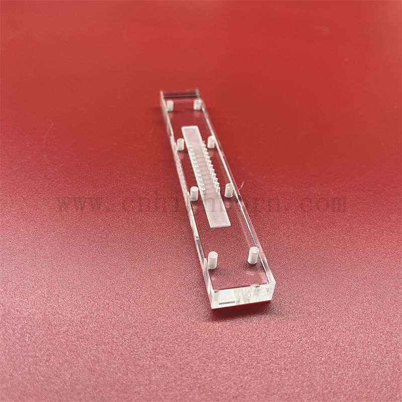 Hochtemperaturwiderstand Deep Process Laboratory Clear Quartz Instrument für experimentelle Glasstudien