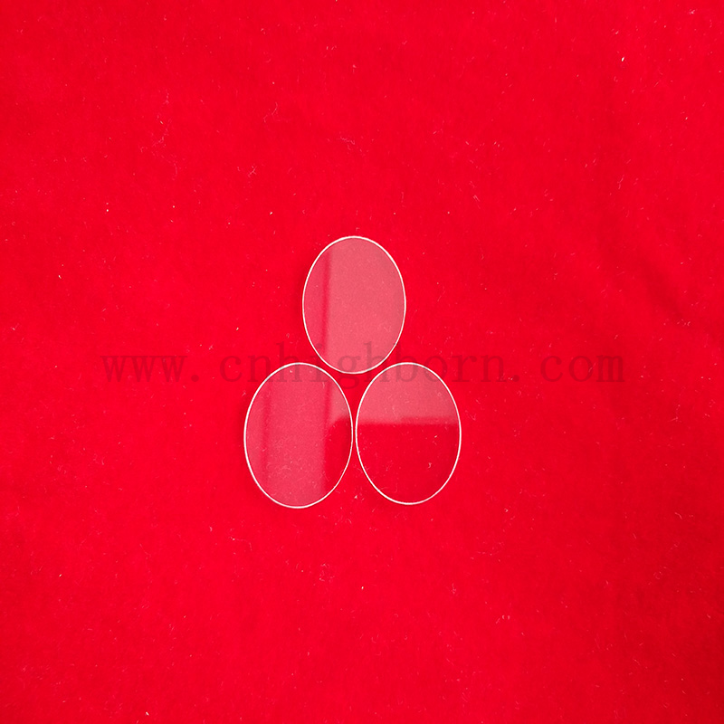 Transparente UVB kleine Größe Fused Silica Fenster Quarzglasplatte