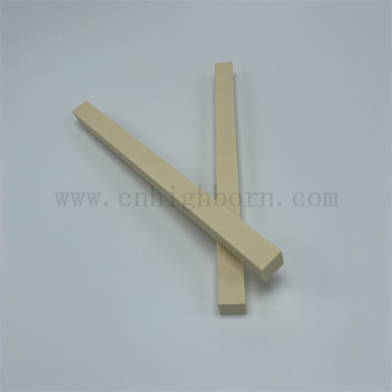 99% Alumina Ceramic Square Rod Customized AL2O3 Stick