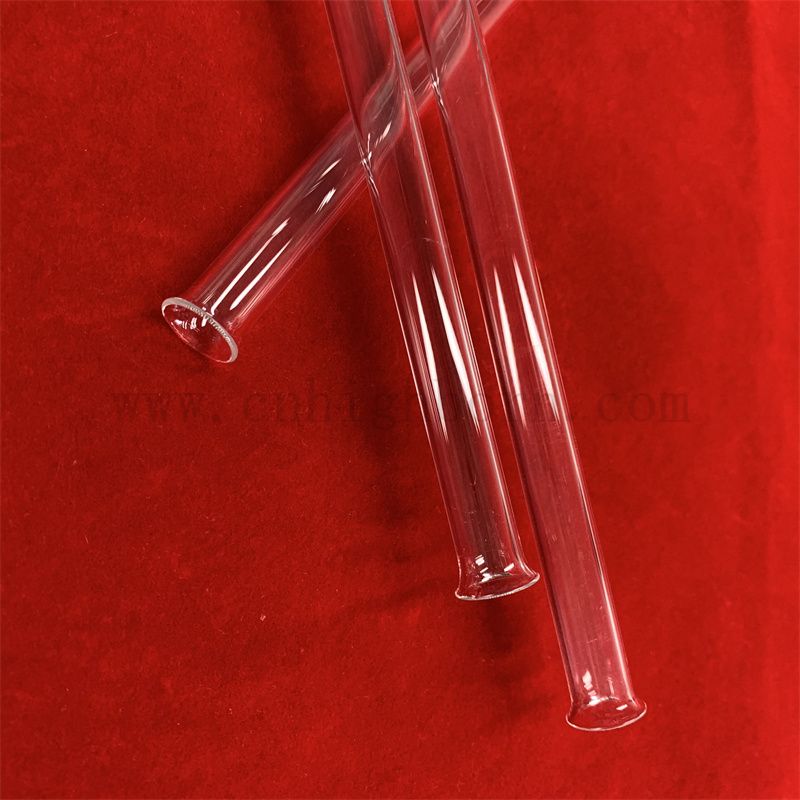 Anpassungsgröße und Form hitzebeständiger klares geschmolzenes Silica Quarzglasrohr 