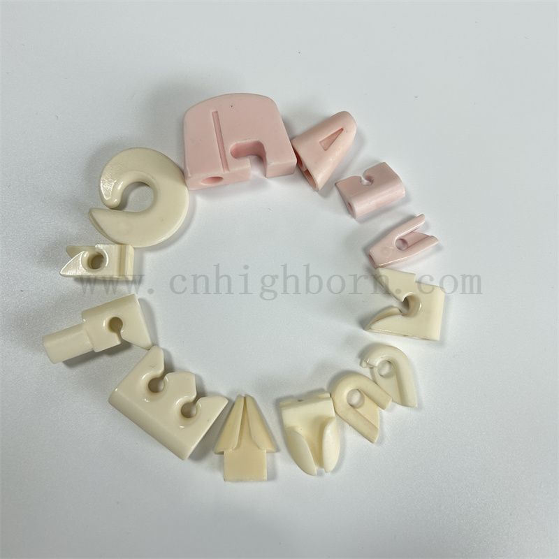 Angepasst 99,5% AL2O3 Textile Keramik Alumina Keramikhakenführer