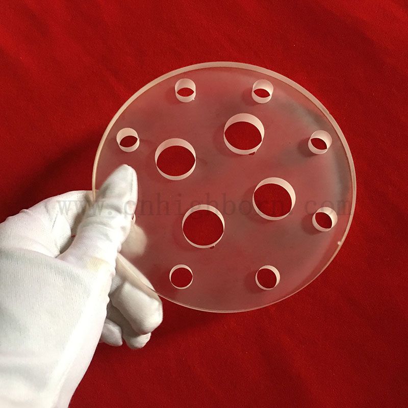 Kreisf&ouml;rmige Quarzplatte 