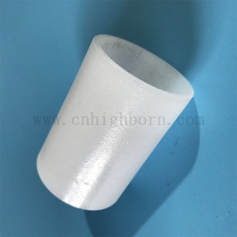 Maßgeschneiderte Größe Hitzebeständiges undurchsichtiges, geschmeidiges Silica Quarzglasrohr 