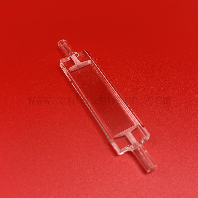 Laborglaswarenspektrophotomete Quarzglaskluvette Mikroflusszelle