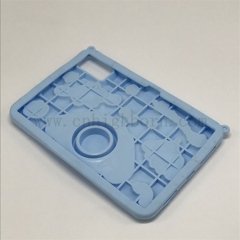 Blaue Farbe Silastic Protective Cover Silikon Gummi -iPad Shell 