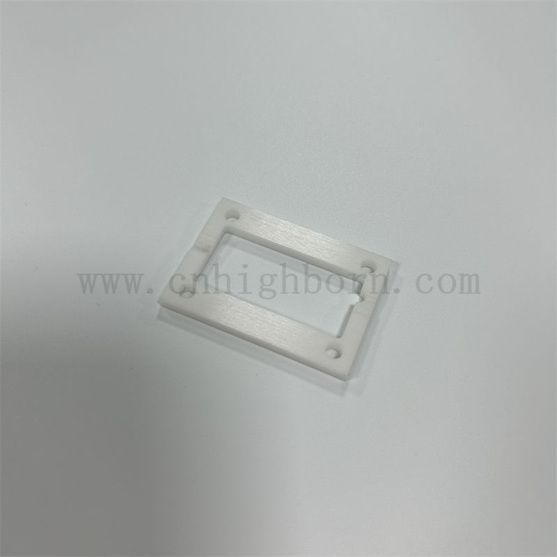 Isolator Zirkonia unregelmäßige Blockoberfläche Polierweiß weiße ZRO2 -Keramikplatte