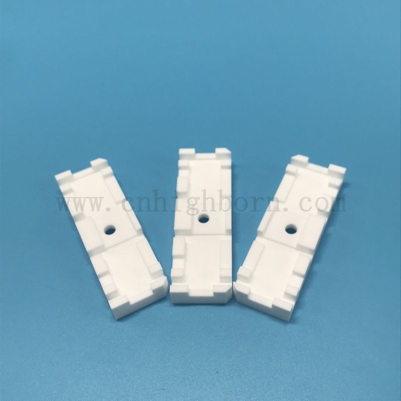 Customized Macor Ceramic Teil Easy Messable White Glass Ceramic Isolation Block