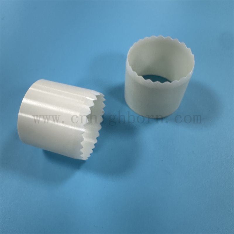 Oberflächenpolierzirkonia mit großem Durchmesser Isolator ZRO2 Keramik unregelmäßiges Rohr