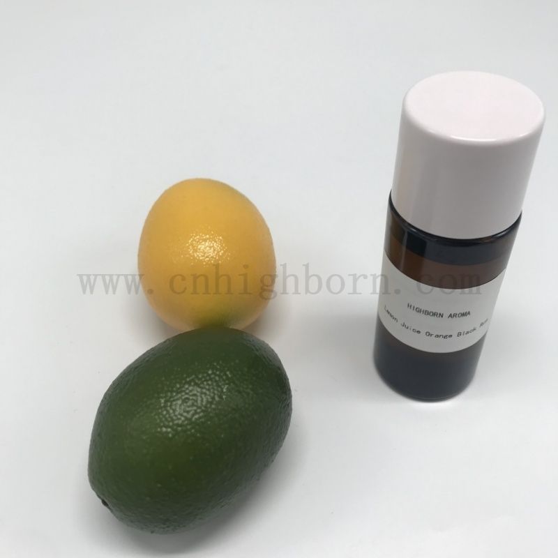 Zitronensaft orange schwarzer Kaugummi konzentriert Früchte Geschmack Duft Öl Essenz