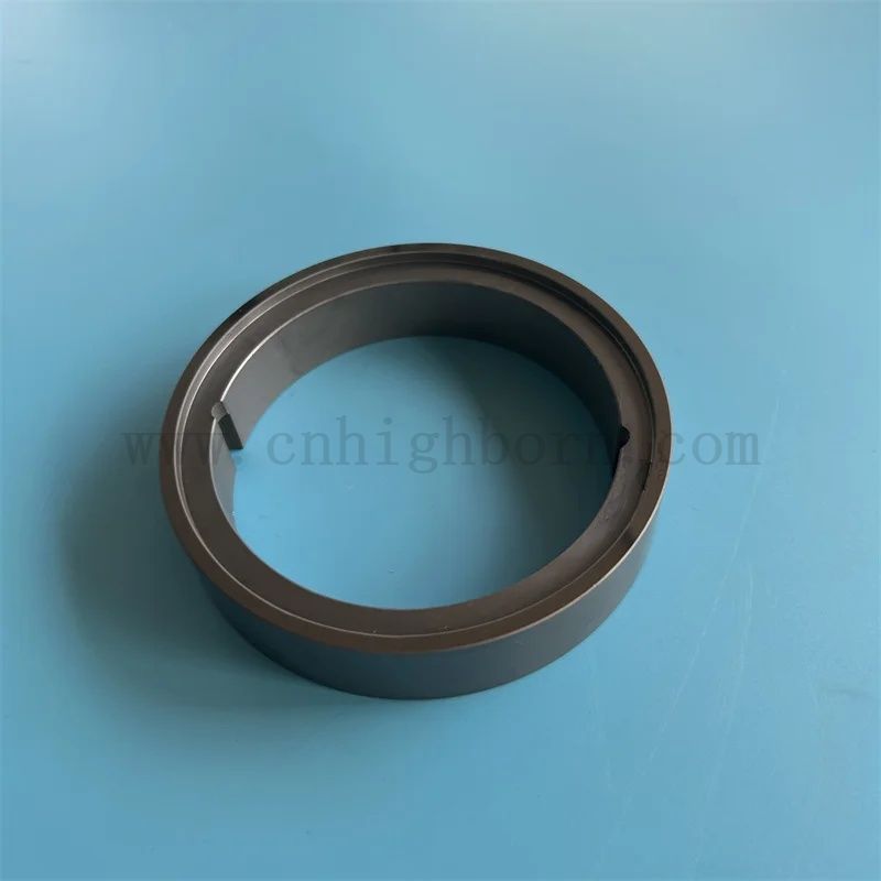 Isolator Siliziumcarbid -Buschreaktion gesinterte schwarze Sic -Keramikring