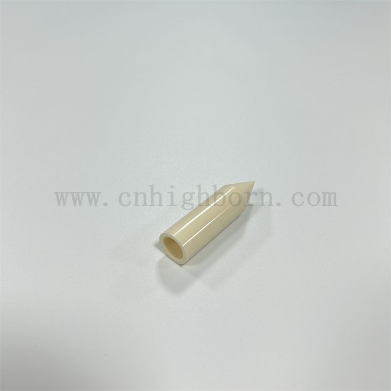 Custom Pressice Keramikrohr polierte Alumina -Keramikmaschinen Al2o3 Teile