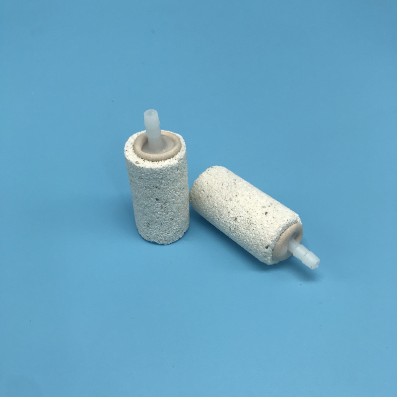 Aquariumzylinderluftstein Mineralblasen Freisetz Fischtankpumpe Luftsteine ​​Belüftung Sauerstoffdiffusor