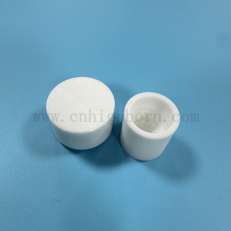 3 mol yttria stabilisierte ZRO2 -Keramikschmelzziegel -Zirkonia -Topf mit gut polierter Oberfläche