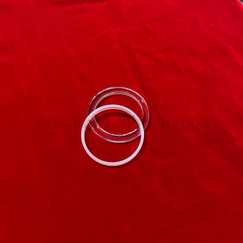 Hochwertig klare Schleifquarzflansch zur Figur -Anpassung