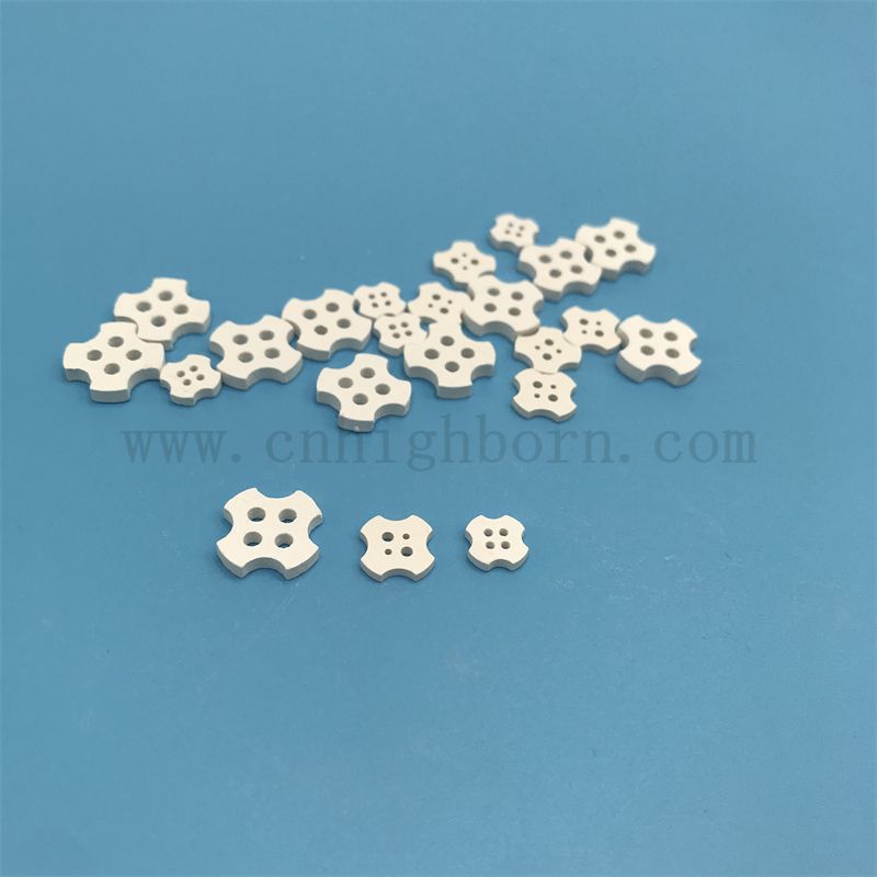 Customisierte hohe Reinheit 99% Magesia Oxid Keramikteile Mgo Keramikkomponenten