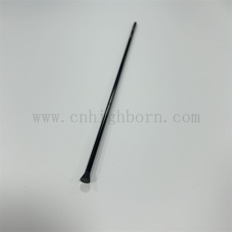 Benutzerdefinierte schwarze Zirkoniumoxidkeramikstange /Stange hohe Härte OEM -Korrosionsbeständig