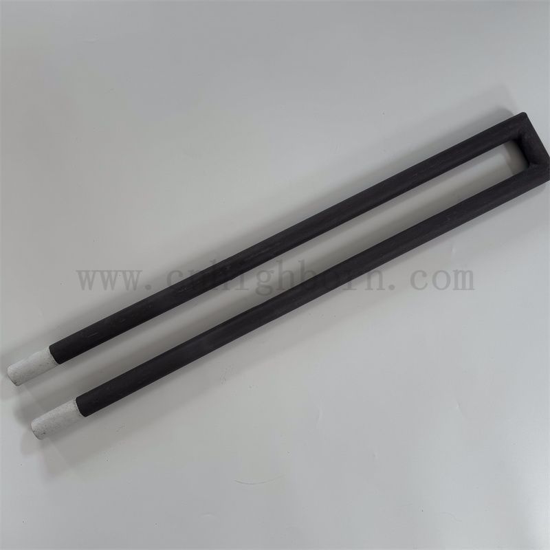 Refraktäres Siliziumkarbidheizungselement -Isolator Sic Keramik U -Typ -Röhrchen