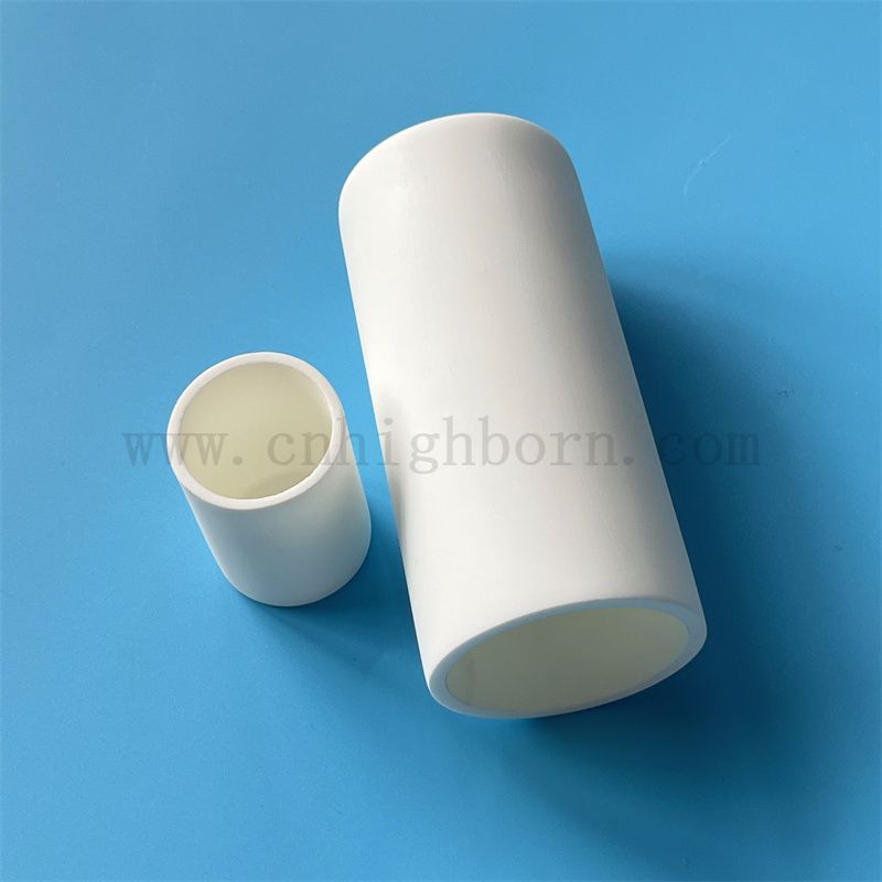 Refraktäres Magnesiumoxid Crucible Customized geschmolzenes Metall -MGO -Keramikboot