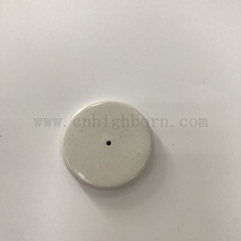Laborporzellandeckel für schmelzende Tiegel gute Sealing -Leistung Keramikabdeckung mit einem Loch