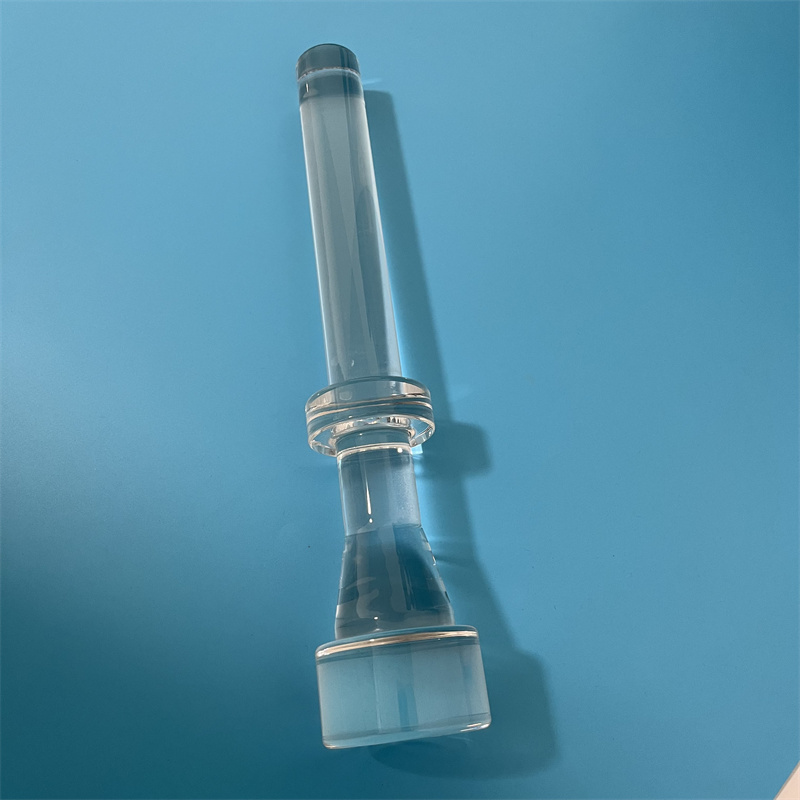 Transparente Wärmewiderstand Customized Kieselglasquarzstange 