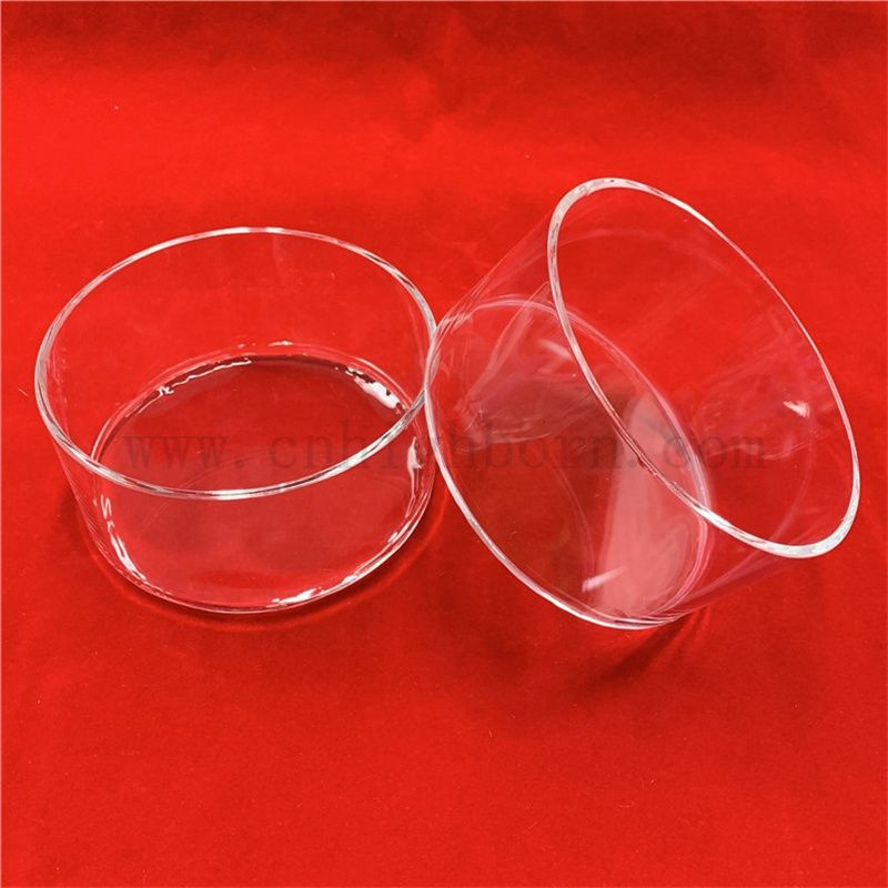 Customisierte transparente Wärmefestigkeit Quarzglas Petrischale 