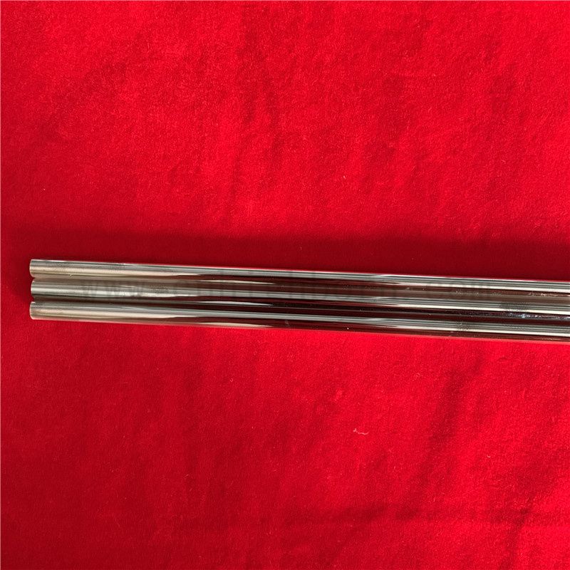 Customisierte hitzebeständige Quarz -Silica -Glasrohr mit Chrombeschichtet