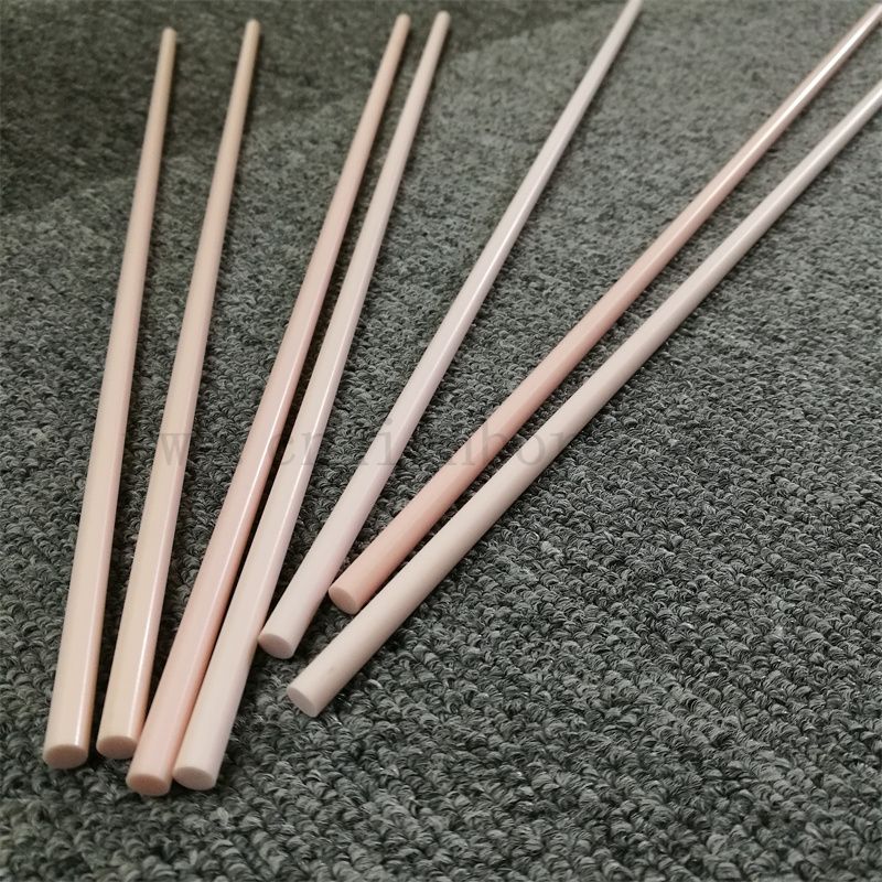 Polished Wear-Resistant 95 Alumina Ceramic Rod Pink Al2o3 Keramikbar