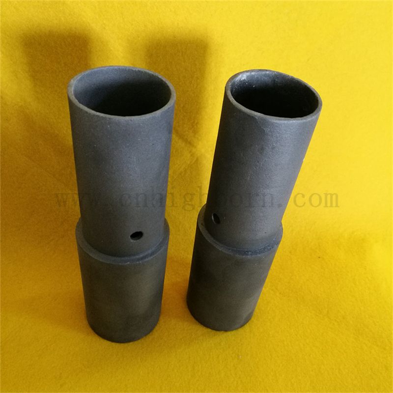 Customized Refractory Silicon Carbid Keramikofenrohr RBSIC Sisik Keramikrohr