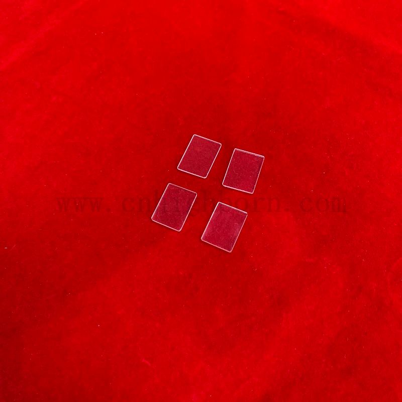 Customisierte Hochkorrosionswiderstand quadratische transparente Quarzglasplatte