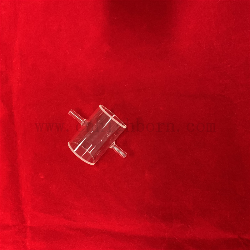 Standard -Colorimeter Optical Glass Cuvette Clear Cylindrical IR Quarzglas Cuvette