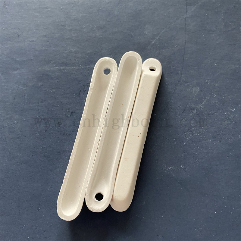 Hochtemperaturwiderstand Labor Alumina Tiegel 77 88 mm Porzellanbrennboot