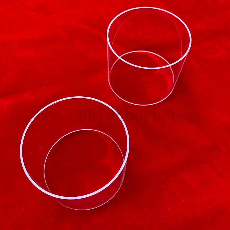 Hochreinheit UV Clear Quarzglas Schweißflansch für Quarzreaktor