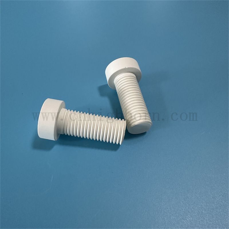 Heiße Pressung Bor Nitrid Keramikschraube Bn Teile Isolator für Industrie