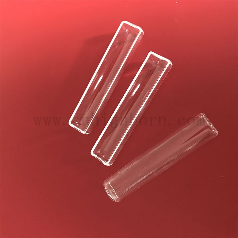 Wärmewiderstand Customized Transparent Fused Silica Quarzglasboot