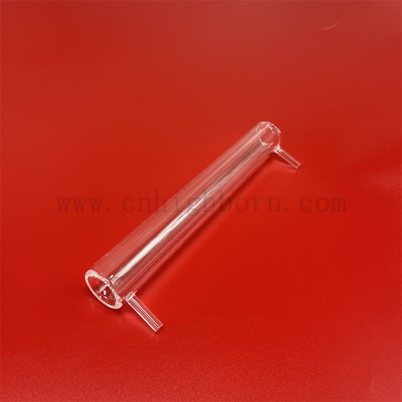 Wärmewiderstand Cleared Clear zwei Schichten Fusions Silica Quarzglasrohr
