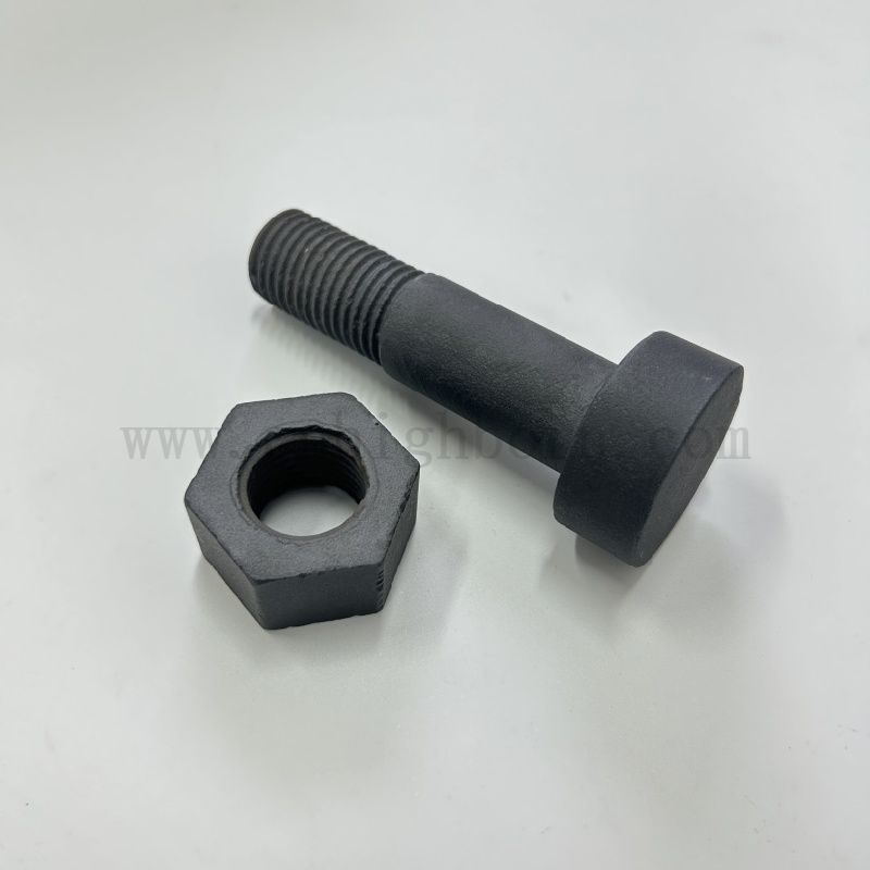  Kundenspezifische korrosionsbeständige Siliziumkarbid -Keramikschraube und Sic -Muttern 