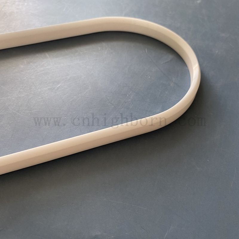 Versiegelte Tintenbecher -Pad -Druckausrüstung Ovaler Zirkonia Keramikring für Tintenbecher