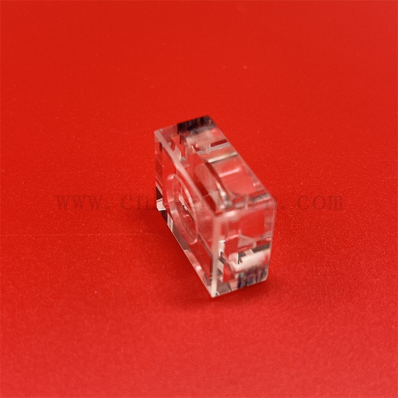 Labor Hochwertiges Spektrophotometer UV -Ultraviolett -Transmission optische Durchflusszelle Quarzglaskluvette