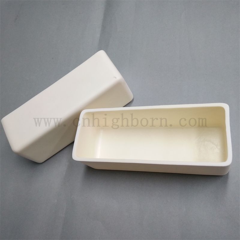 Hochtemperaturbeständiges Al2O3 Keramik -Brennboot Alumina Porzellan Schmelzstahn