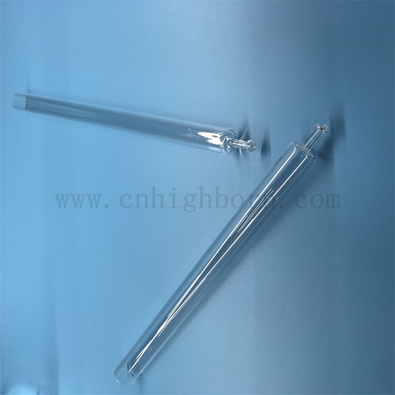 Wärmewiderstand Customized Transparent Fused Silica Quarzglasrohr