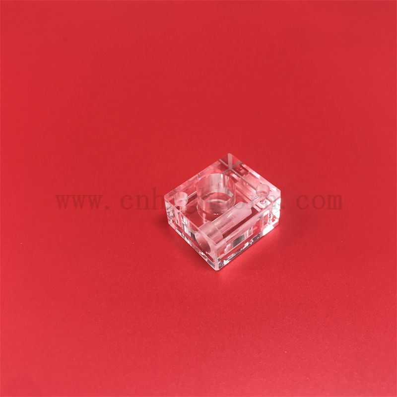 Chemische Analyse 10 mm Lichtpfad 190-2500 nm Wellenlängenbereich MICO Quarzglas Cuvette